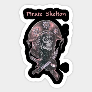 Pirate Skelton Sticker